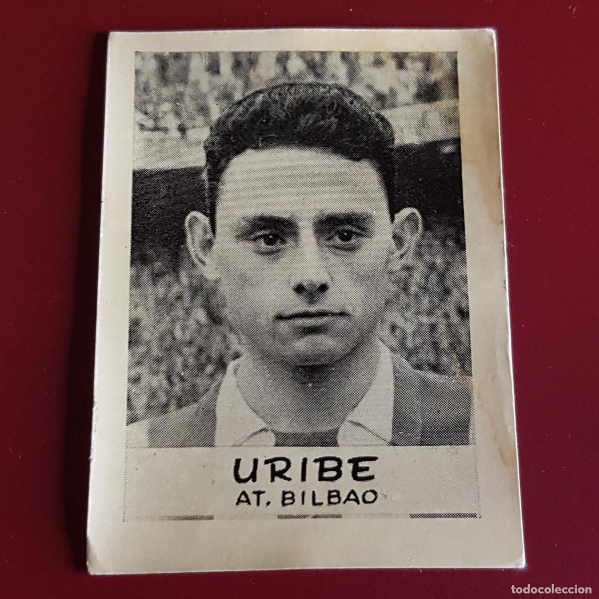 Cromos de F&uacute;tbol: JORNADA DEPORTIVA - FUTBOLISTAS - 1960 1961 - 60 61 - BILBAO - URIBE - NUNCA PEGADO