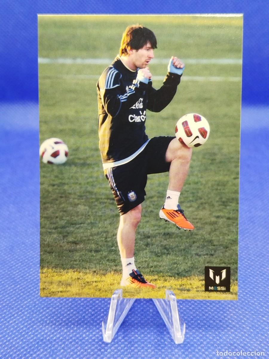 Cromos de F&uacute;tbol: #80 LIONEL MESSI 2013 ICONS OFFICIAL MESSI CARD COLECTION FC BARCELONA