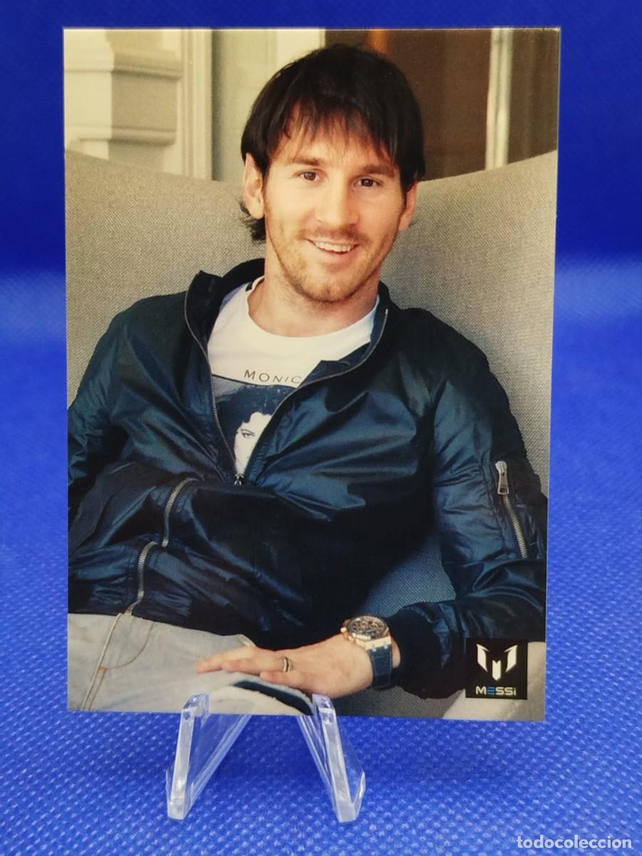 Cromos de F&uacute;tbol: #84 LIONEL MESSI 2013 ICONS OFFICIAL MESSI CARD COLECTION FC BARCELONA