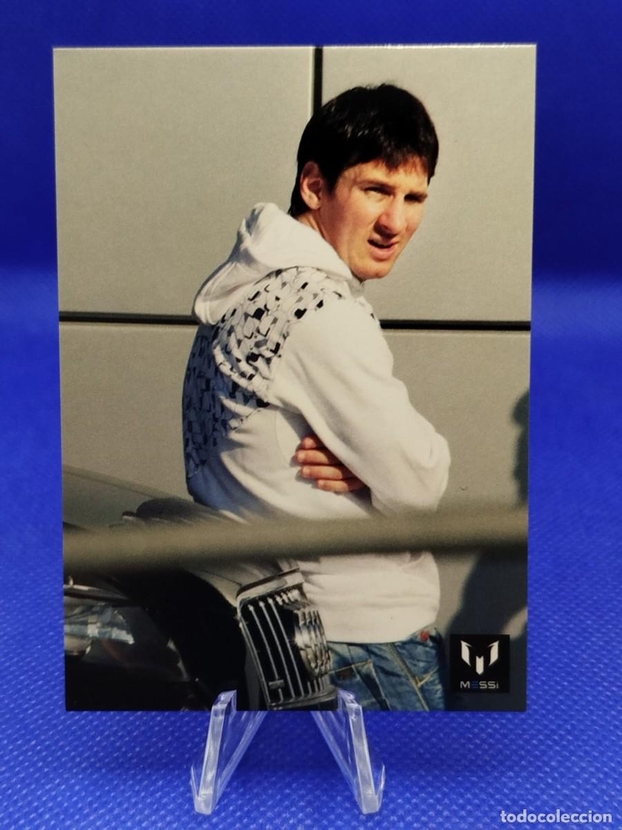 Cromos de F&uacute;tbol: #85 LIONEL MESSI 2013 ICONS OFFICIAL MESSI CARD COLECTION FC BARCELONA