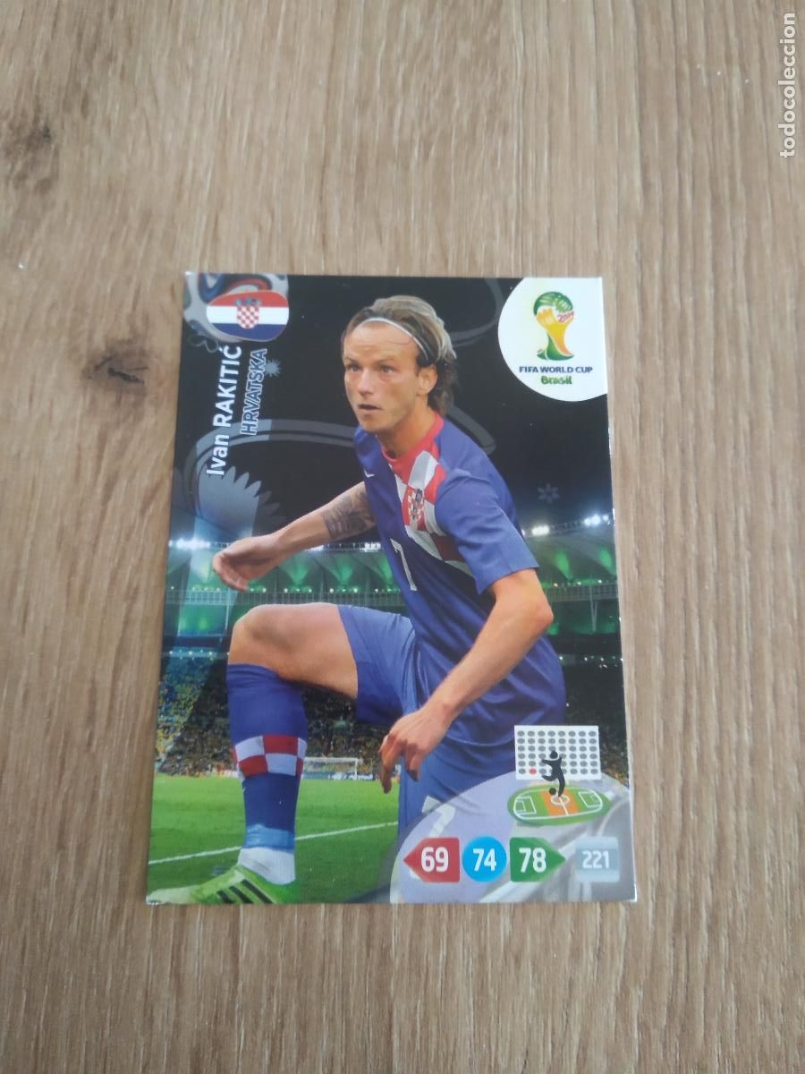 Figurine di Calcio: RAKITIC CROACIA CROMO FUTBOL PANINI ADRENALYN MUNDIAL 2014 WORLD CUP COPA DEL MUNDO