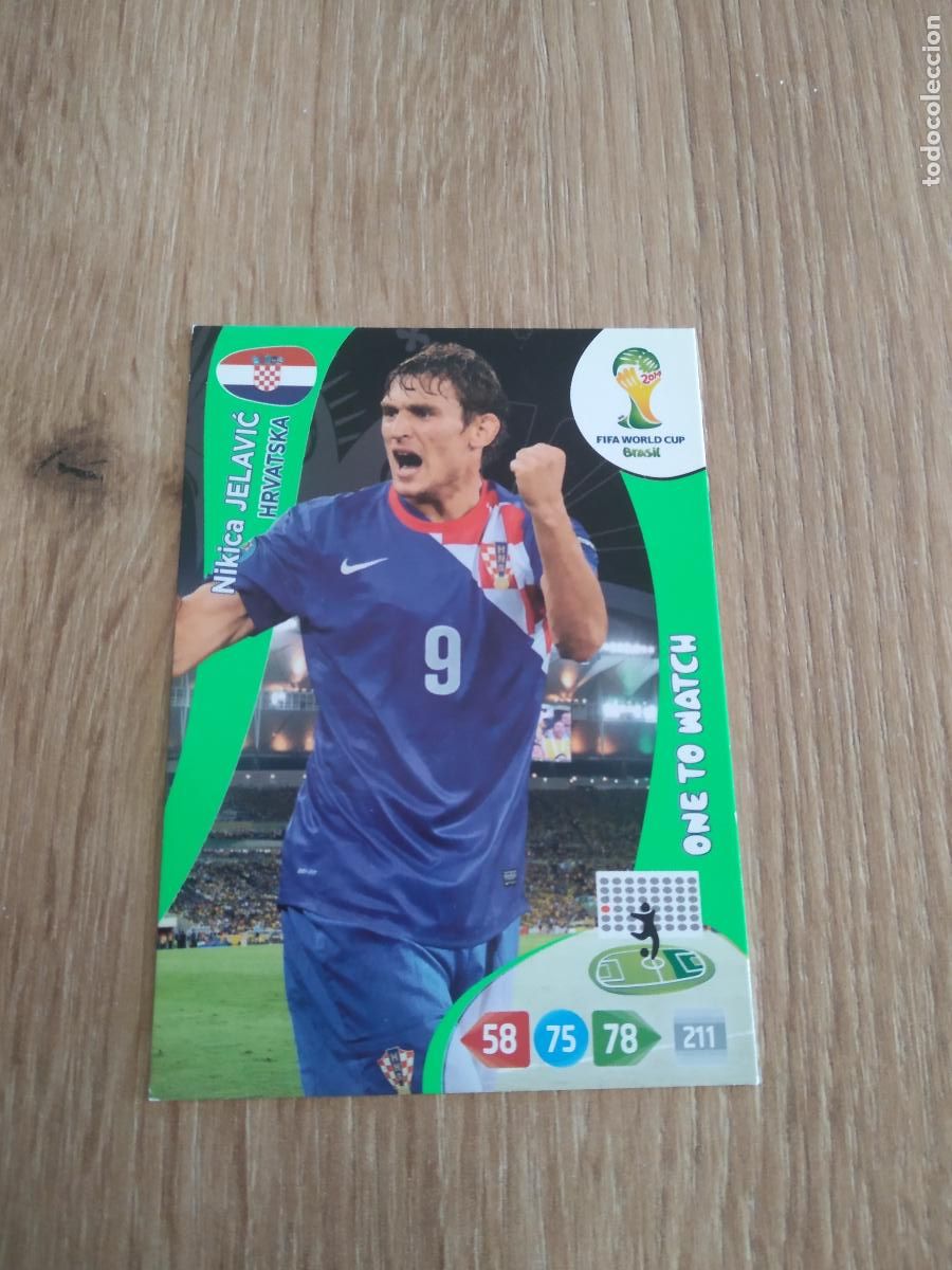 Figurine di Calcio: NIKICA JELAVIC CROACIA CROMO FUTBOL PANINI ADRENALYN MUNDIAL 2014 WORLD CUP COPA DEL MUNDO