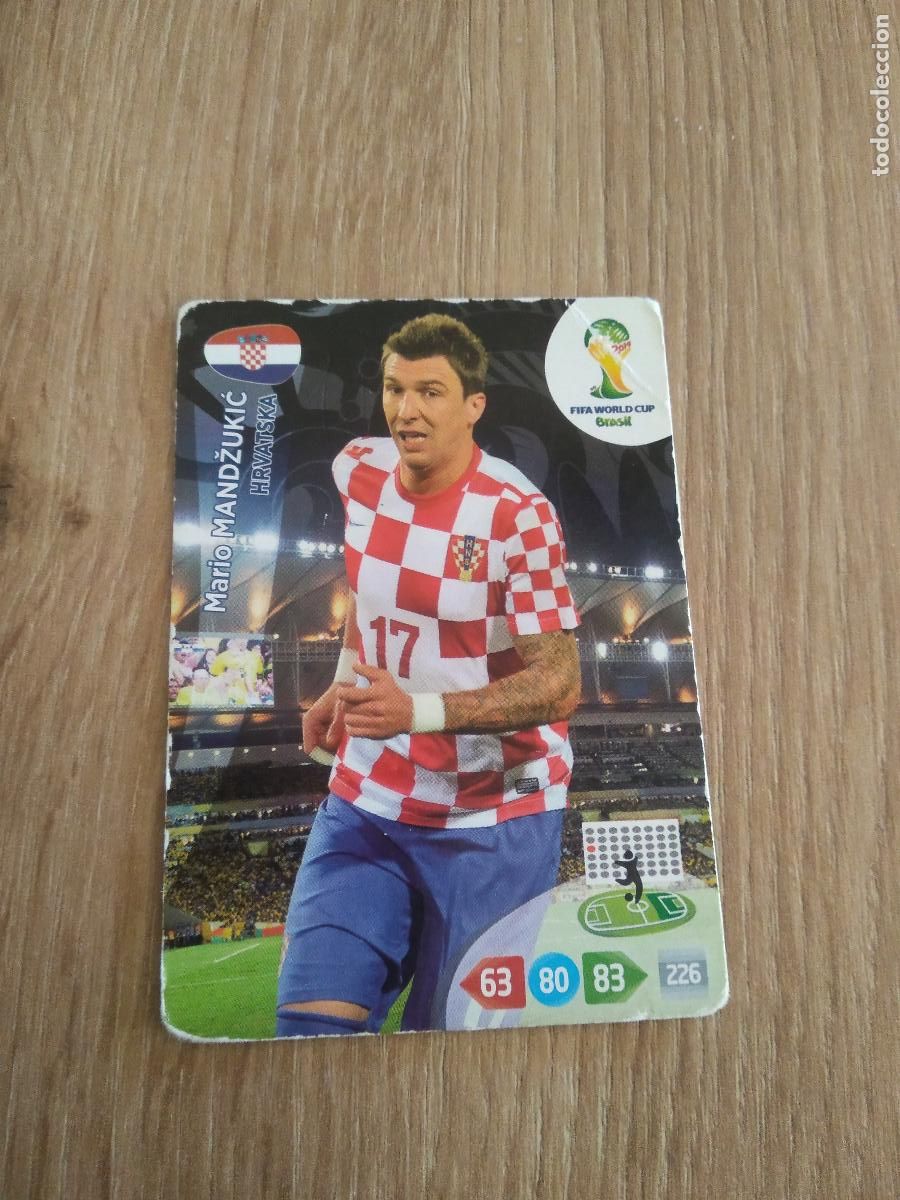 Figurine di Calcio: MANDZUKIC CROACIA CROMO FUTBOL PANINI ADRENALYN MUNDIAL 2014 WORLD CUP COPA DEL MUNDO