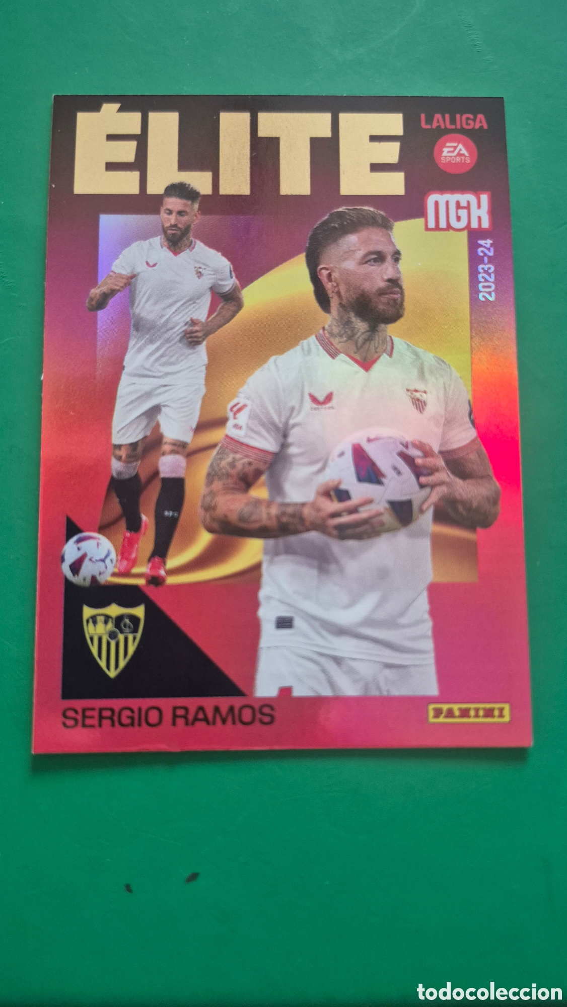 Figurine di Calcio: 507 SERGIO RAMOS SEVILLA TERCERA EDICION Megacracks 23 24 2023 2024 MGC MGK Panini Liga