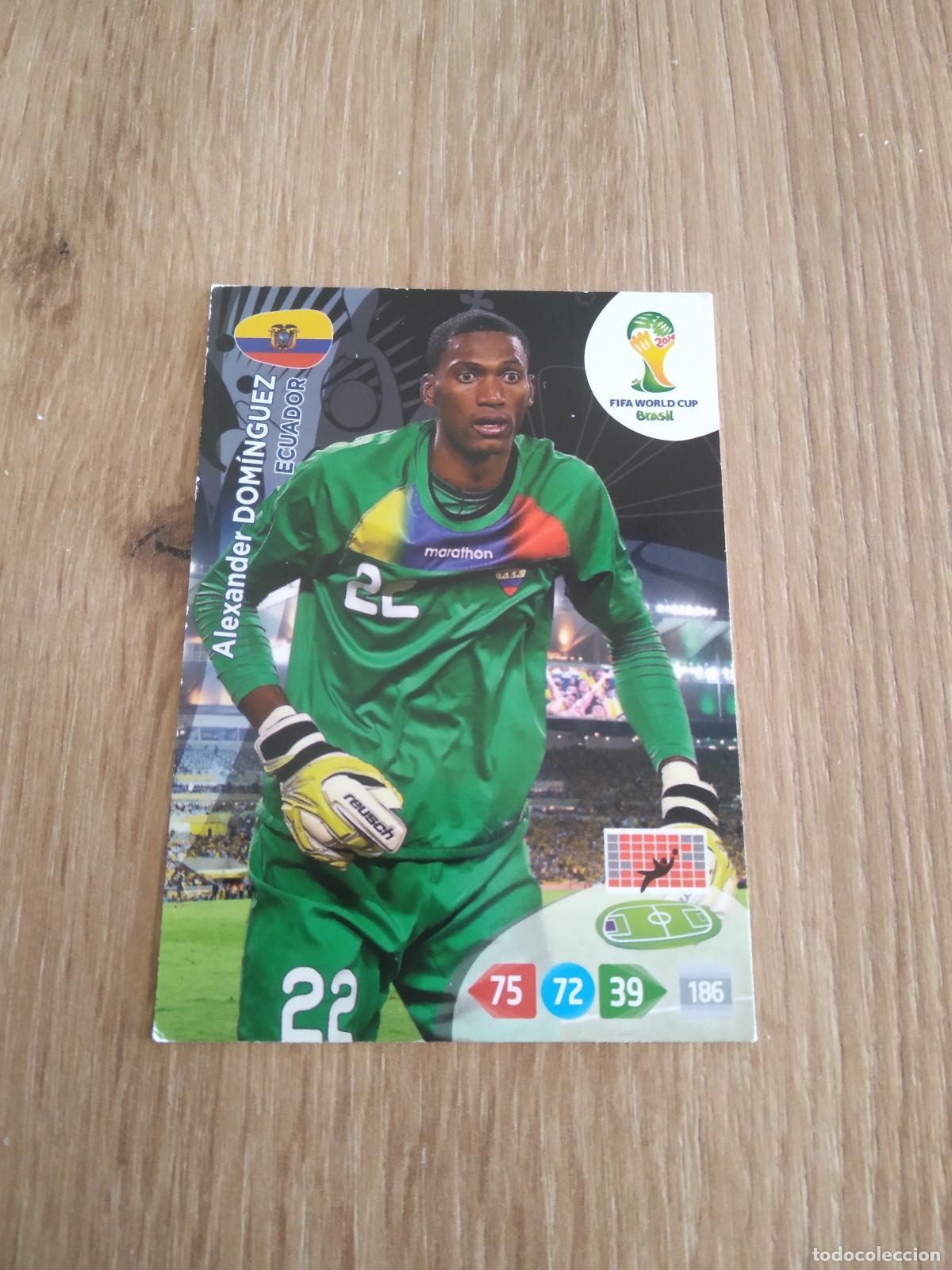 Cartes &agrave; collectionner de Football: ALEXANDER DOMINGUEZ ECUADOR CROMO FUTBOL PANINI ADRENALYN MUNDIAL 2014 WORLD CUP COPA DEL MUNDO