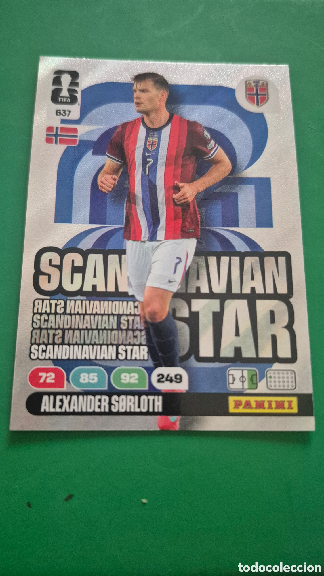Cromos de F&uacute;tbol: Panini Fifa World Cup 2026 Nordic Giant/Rookie/Scandinavian Star Alexander Sorloth N 637
