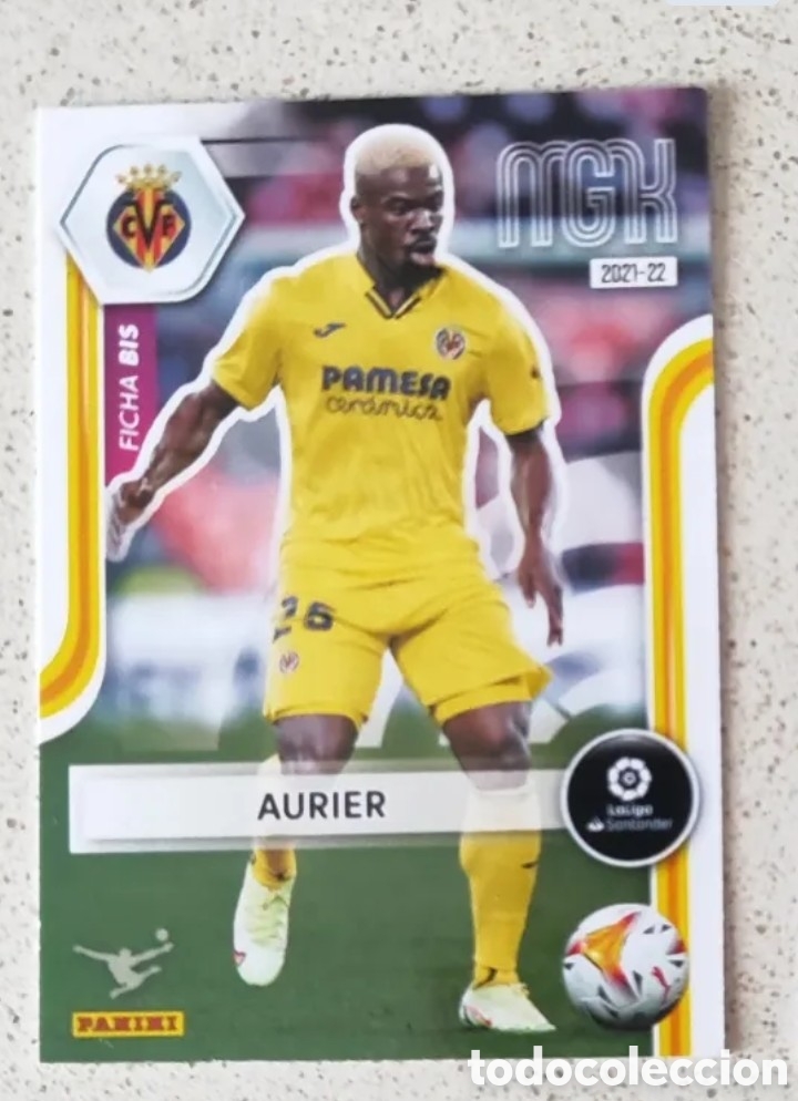 Cromos de F&uacute;tbol: CARTA N&Uacute;MERO 346 BIS AURIER VILLARREAL. MEGACRACKS 21/22.