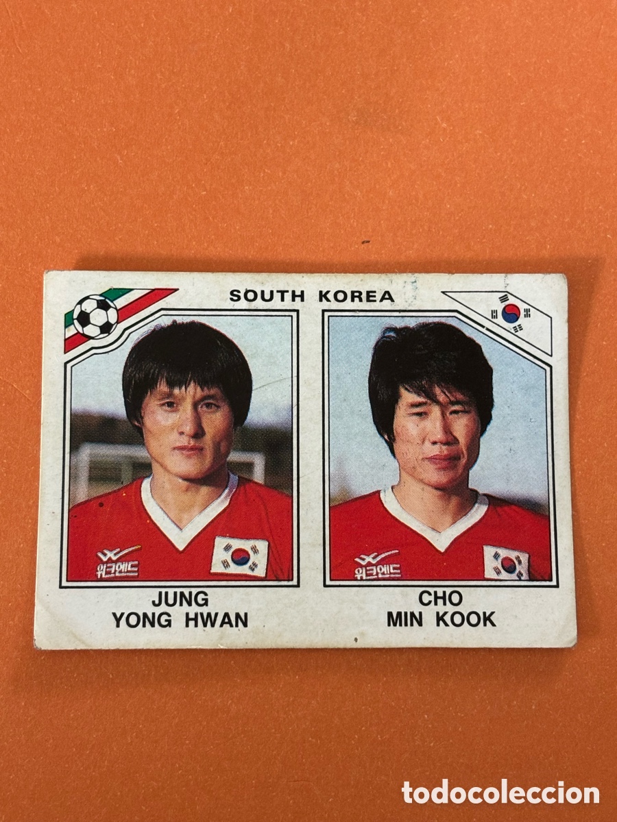 Cromos de F&uacute;tbol: JUNG YONG HWAN - CHO MIN KOOK SELECCION KOREA SUR 93 MUNDIAL MEXICO 1986 86 PANINI NUNCA PEGADO