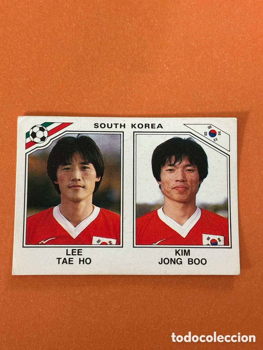Cromos de F&uacute;tbol: Corea del Sur - 95 Tae Ho-Jong Boo - M&eacute;xico 86 - Editorial Panini 1986 - Nunca pegado