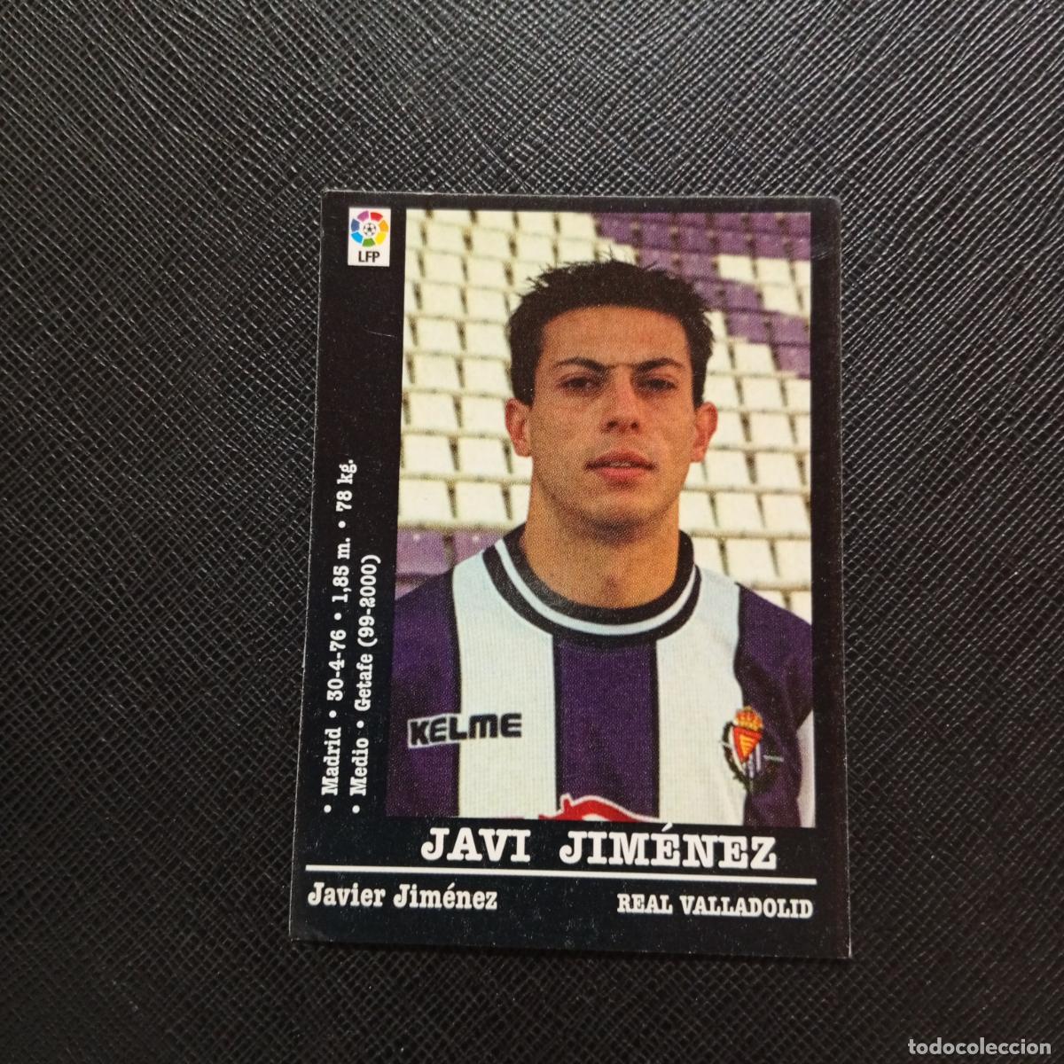 Cromos de F&uacute;tbol: 128 JAVI JIMENEZ VALLADOLID PANINI 2000 2001 CROMO FUTBOL 00 01 LIGA - SIN PEGAR - A170 PG271 B
