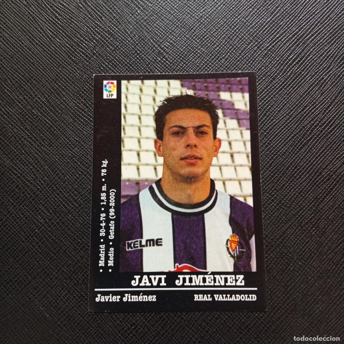 Cromos de F&uacute;tbol: 128 JAVI JIMENEZ VALLADOLID PANINI 2000 2001 CROMO FUTBOL 00 01 LIGA - SIN PEGAR - A170 PG280