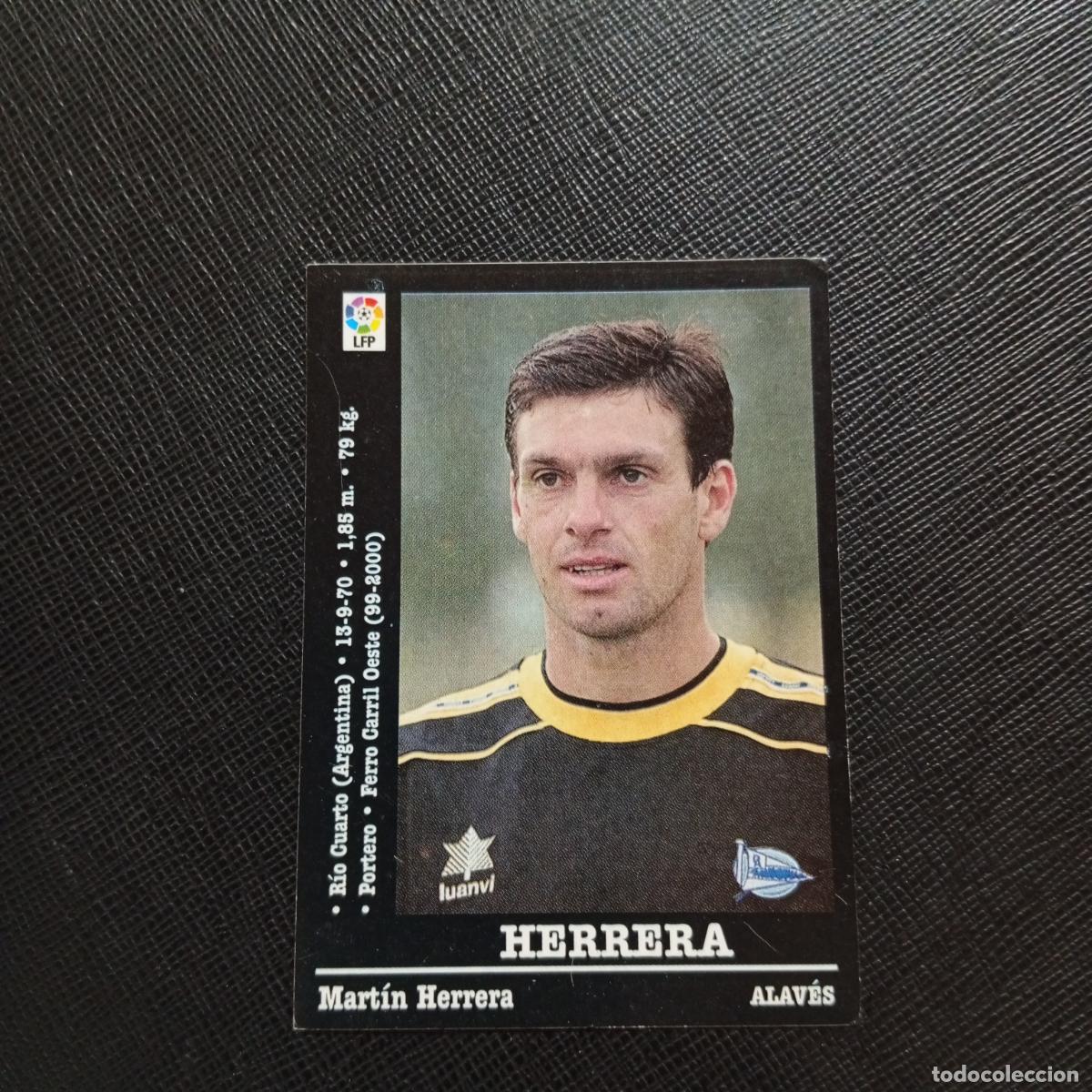 Cromos de F&uacute;tbol: 87 HERRERA ALAVES PANINI 2000 2001 CROMO FUTBOL 00 01 LIGA - SIN PEGAR - A170 PG280