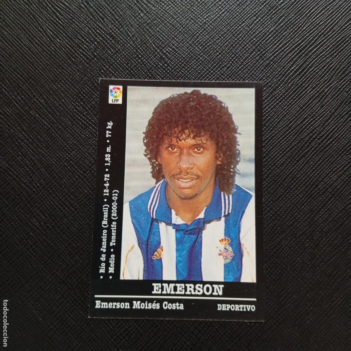 Cromos de F&uacute;tbol: EMERSON DEPORTIVO PANINI 2000 2001 CROMO FUTBOL 00 01 LIGA - SIN PEGAR - A170 PG307 ULTIMO FICHAJE