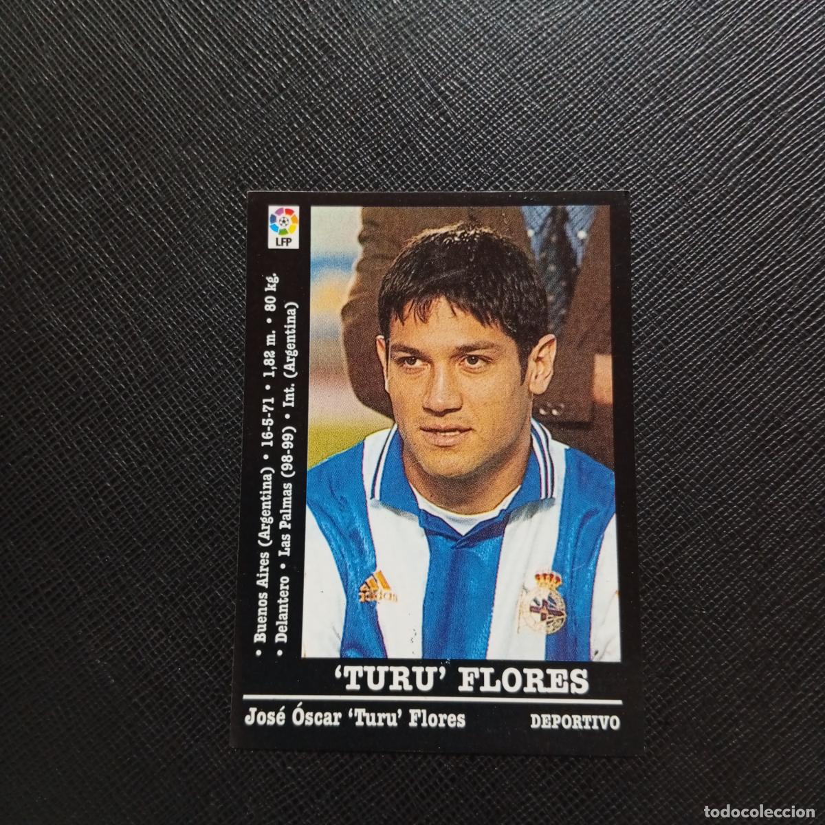 Cromos de F&uacute;tbol: 16 TURU FLORES DEPORTIVO PANINI 2000 2001 CROMO FUTBOL 00 01 LIGA - SIN PEGAR - A170 PG307