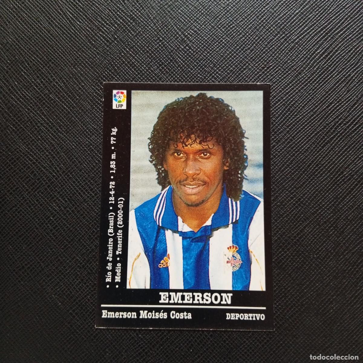Cromos de F&uacute;tbol: EMERSON DEPORTIVO PANINI 2000 2001 CROMO FUTBOL 00 01 LIGA - SIN PEGAR - A170 PG307 UTIMO FICHAJE B