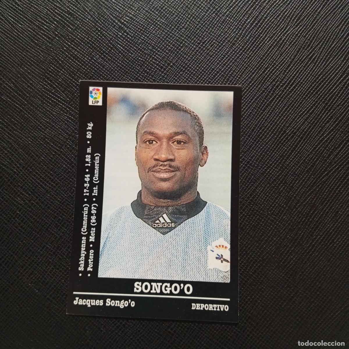 Cromos de F&uacute;tbol: 2 SONGOO DEPORTIVO PANINI 2000 2001 CROMO FUTBOL 00 01 LIGA - SIN PEGAR - A170 PG307