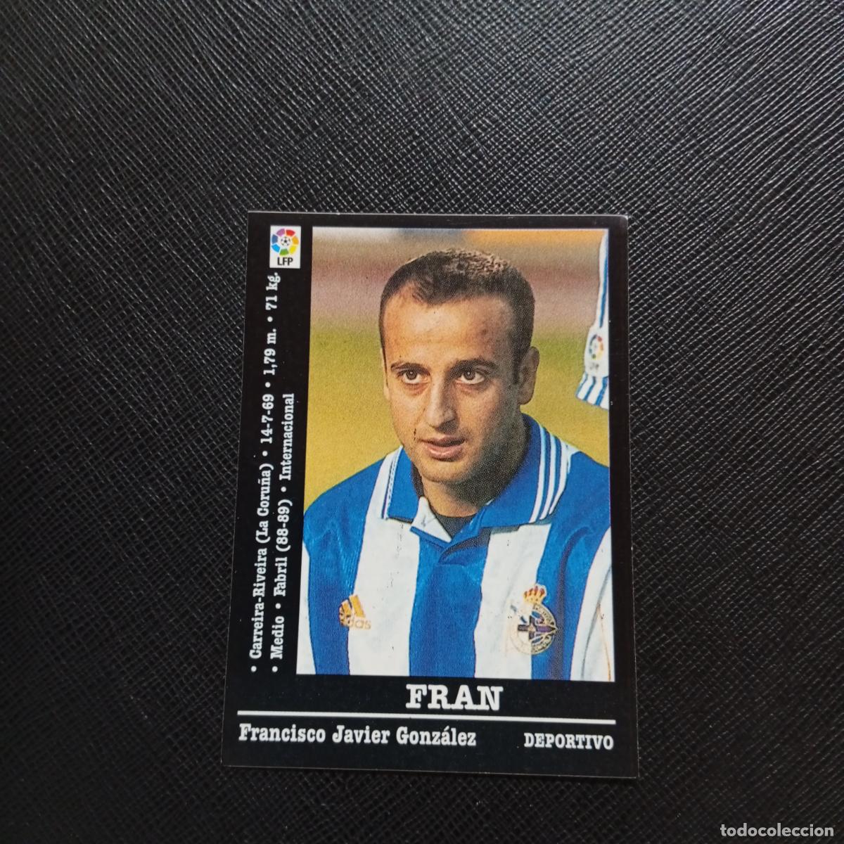 Cromos de F&uacute;tbol: 13 FRAN DEPORTIVO PANINI 2000 2001 CROMO FUTBOL 00 01 LIGA - SIN PEGAR - A170 PG316 B