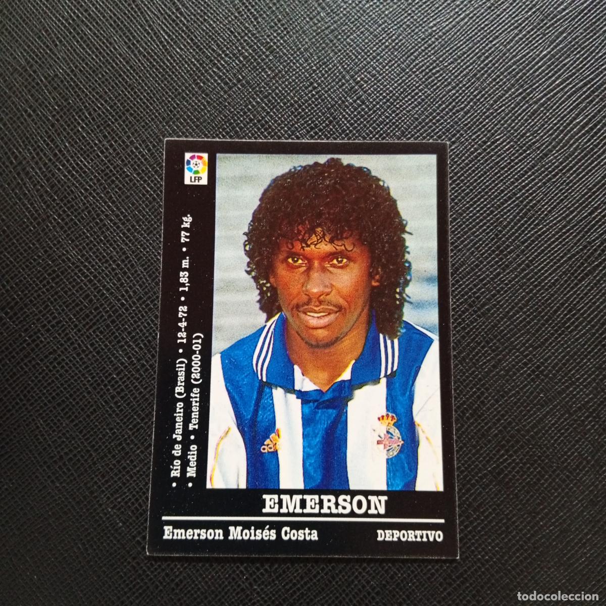 Cromos de F&uacute;tbol: EMERSON DEPORTIVO PANINI 2000 2001 CROMO FUTBOL 00 01 LIGA - SIN PEGAR - A170 PG316 ULTIMO FICHAJE