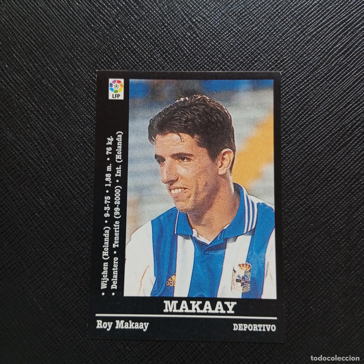 Cromos de F&uacute;tbol: 14 MAKAAY DEPORTIVO PANINI 2000 2001 CROMO FUTBOL 00 01 LIGA - SIN PEGAR - A170 PG316