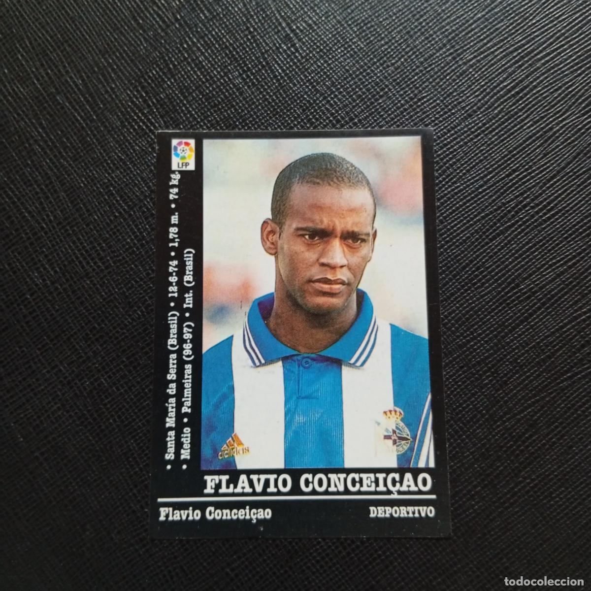 Cromos de F&uacute;tbol: 10 FLAVIO CONCEICAO DEPORTIVO PANINI 2000 2001 CROMO FUTBOL 00 01 LIGA - SIN PEGAR - A170 PG316