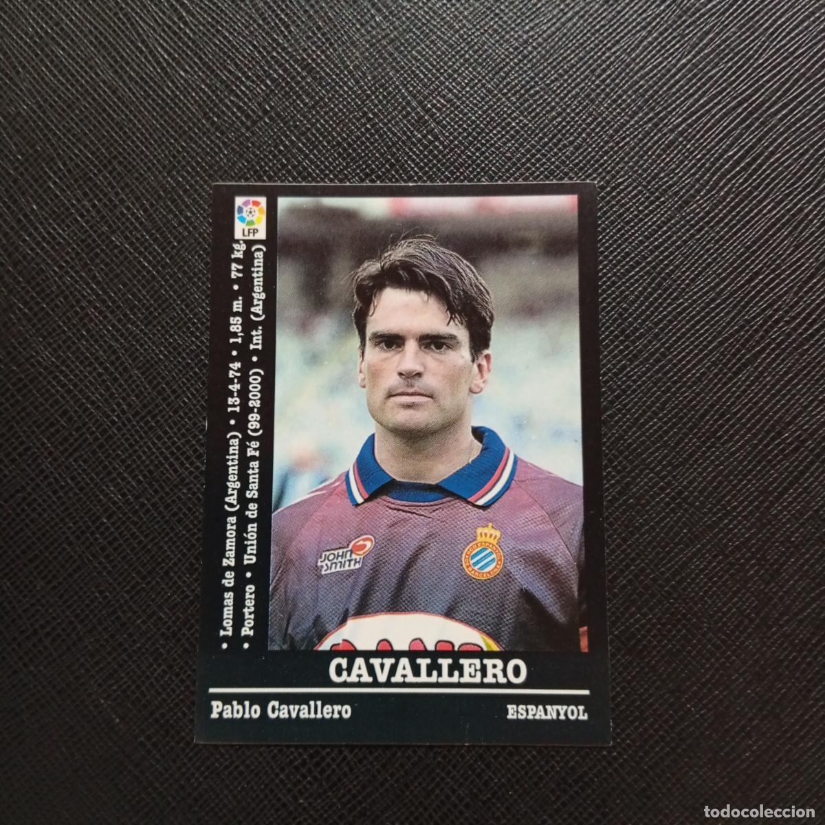 Cromos de F&uacute;tbol: 223 CAVALLERO ESPA&Ntilde;OL PANINI 2000 2001 CROMO FUTBOL 00 01 LIGA - SIN PEGAR - A170 PG325
