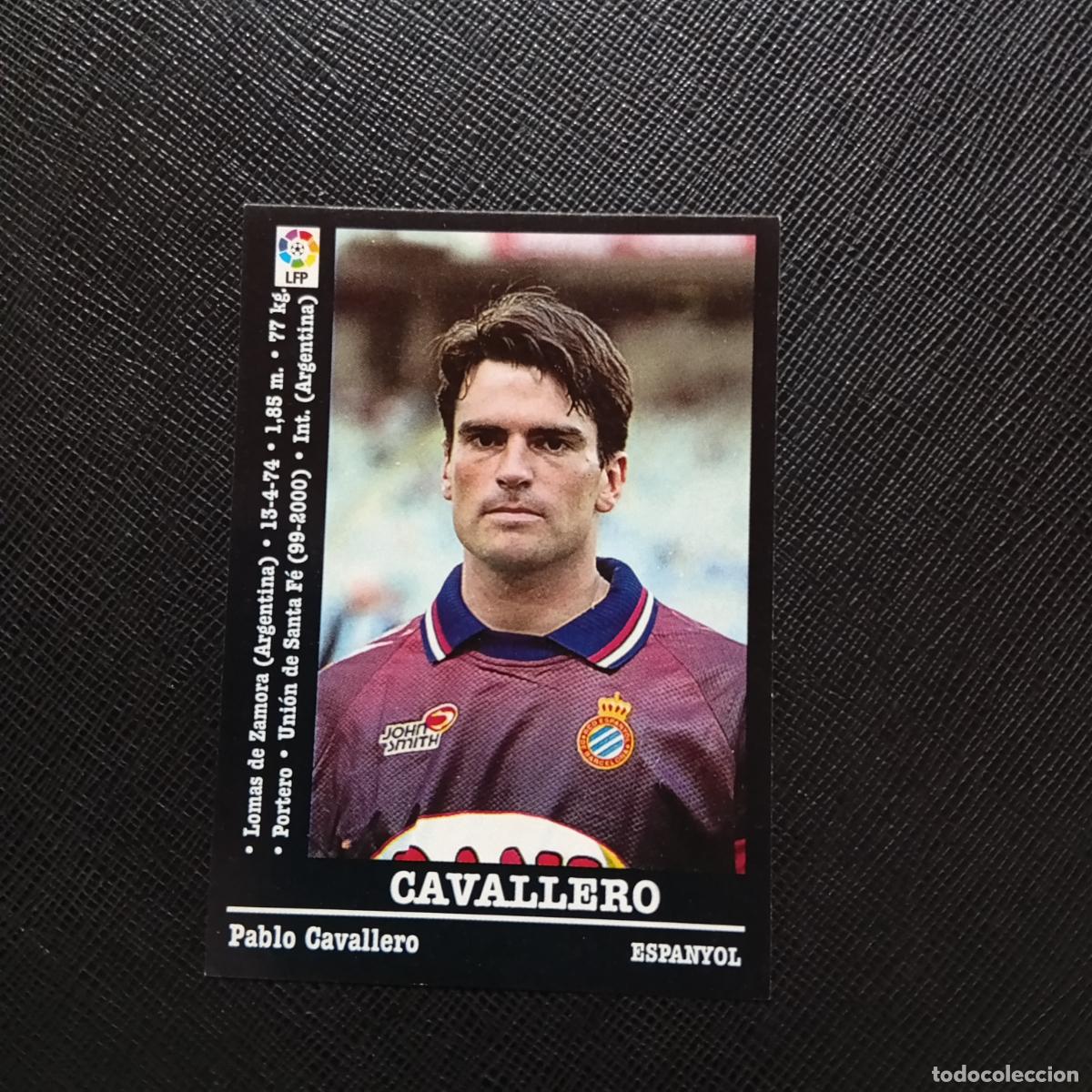 Cromos de F&uacute;tbol: 223 CAVALLERO ESPA&Ntilde;OL PANINI 2000 2001 CROMO FUTBOL 00 01 LIGA - SIN PEGAR - A170 PG325 B