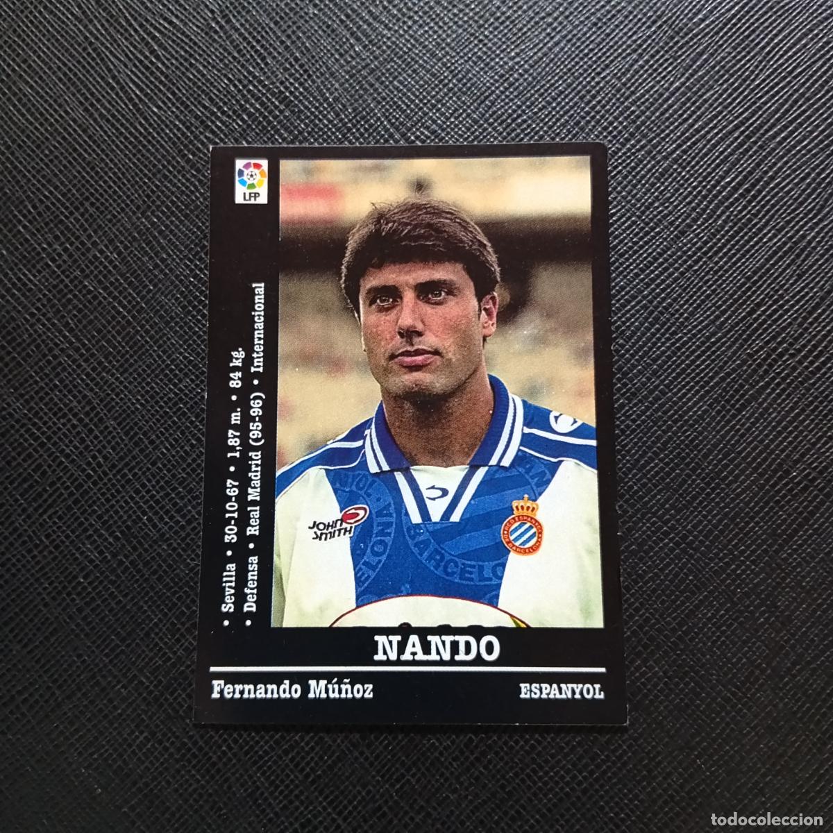 Cromos de F&uacute;tbol: 225 NANDO ESPA&Ntilde;OL PANINI 2000 2001 CROMO FUTBOL 00 01 LIGA - SIN PEGAR - A170 PG352