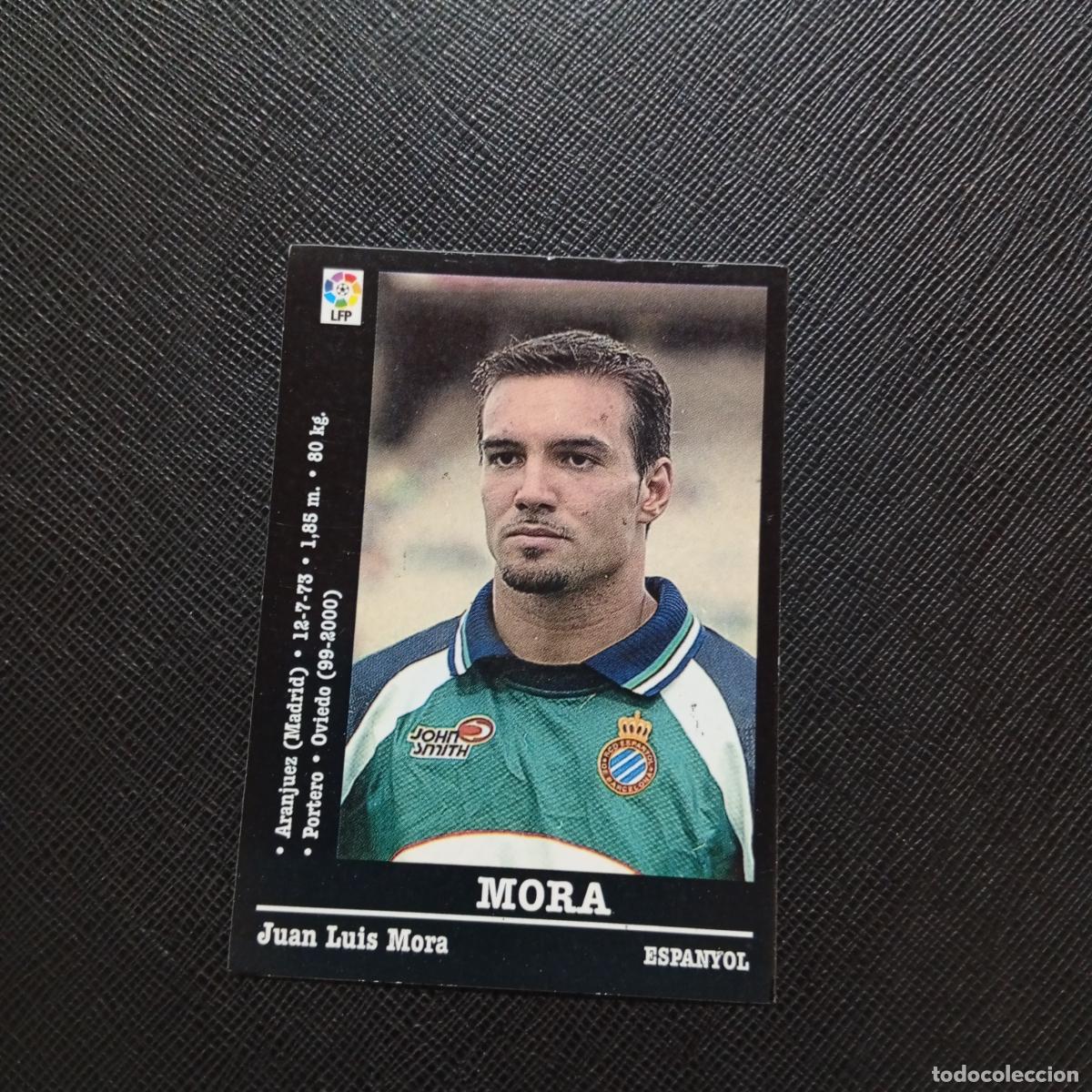 Cromos de F&uacute;tbol: 238 MORA ESPA&Ntilde;OL PANINI 2000 2001 CROMO FUTBOL 00 01 LIGA - SIN PEGAR - A170 PG352