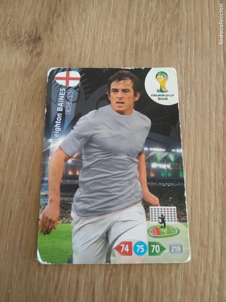 Cromos de F&uacute;tbol: LEIGHTON BAINES INGLATERRA CROMO FUTBOL PANINI ADRENALYN MUNDIAL 2014 WORLD CUP COPA DEL MUNDO