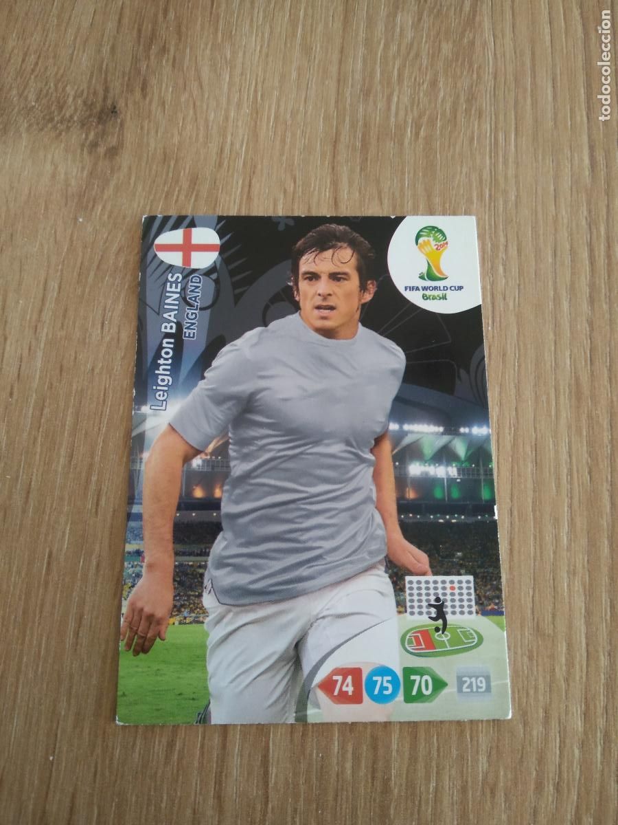 Cromos de F&uacute;tbol: LEIGHTON BAINES INGLATERRA CROMO FUTBOL PANINI ADRENALYN MUNDIAL 2014 WORLD CUP COPA DEL MUNDO