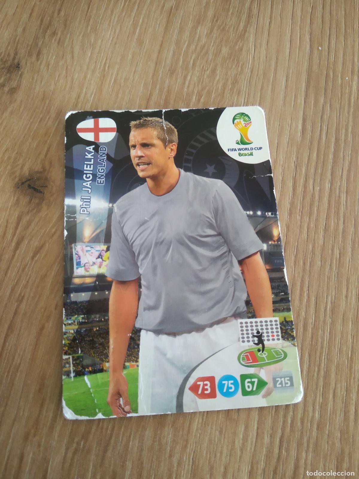 Cromos de F&uacute;tbol: PHIL JAGIELKA INGLATERRA CROMO FUTBOL PANINI ADRENALYN MUNDIAL 2014 WORLD CUP COPA DEL MUNDO