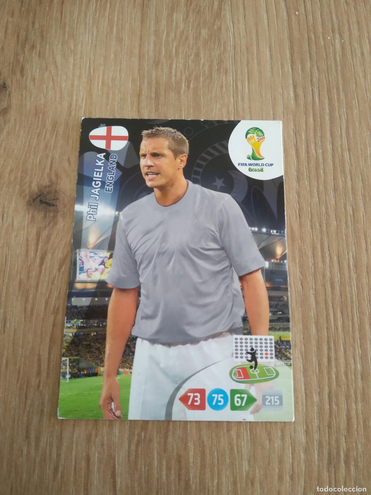 Cromos de F&uacute;tbol: PHIL JAGIELKA INGLATERRA CROMO FUTBOL PANINI ADRENALYN MUNDIAL 2014 WORLD CUP COPA DEL MUNDO