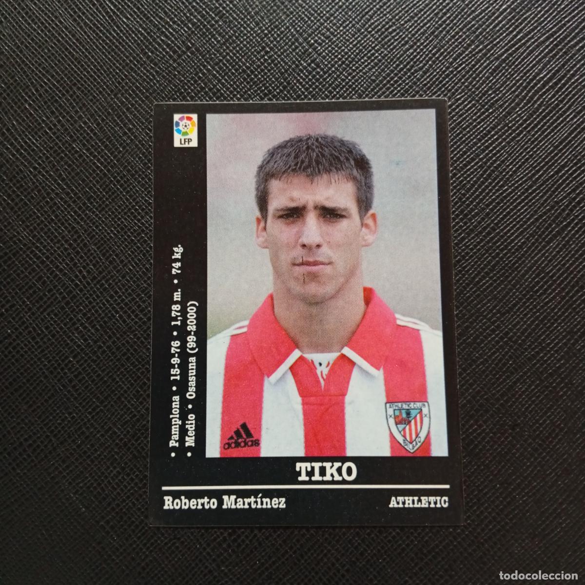 Cromos de F&uacute;tbol: 183 TIKO BILBAO PANINI 2000 2001 CROMO FUTBOL 00 01 LIGA - SIN PEGAR - A170 PG370