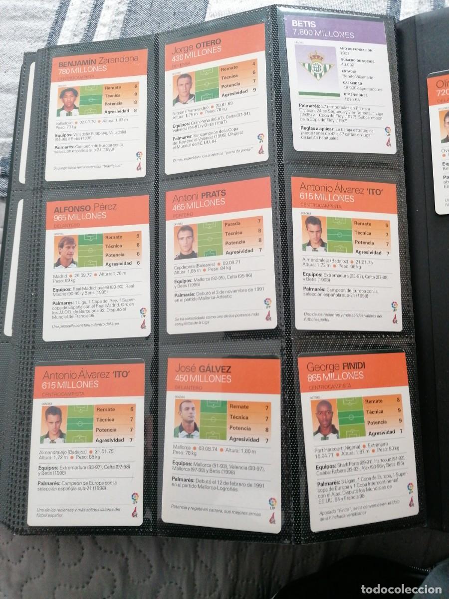Cromos de F&uacute;tbol: Real betis 1999-2000 futbol a la carta martinez roca completo