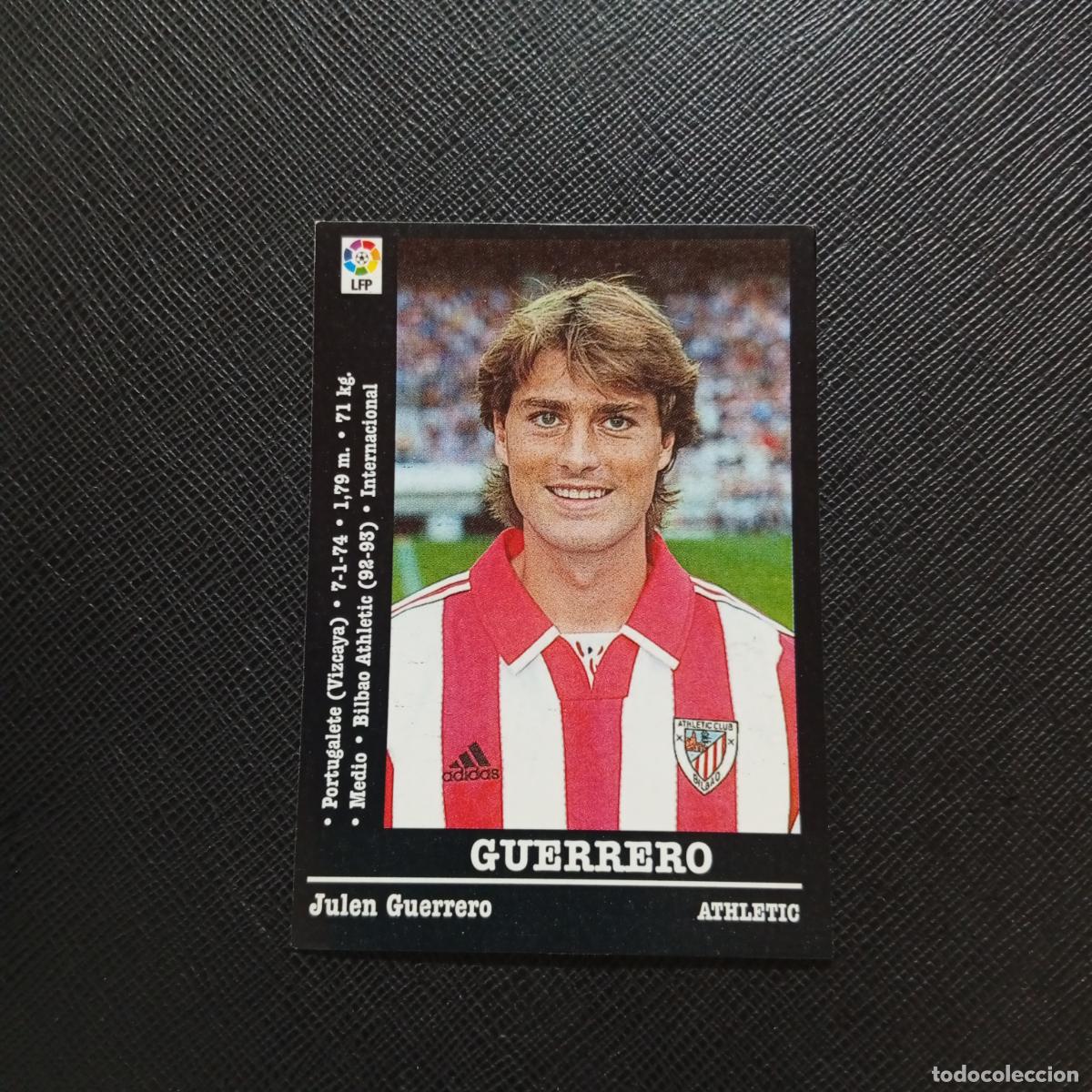 Cromos de F&uacute;tbol: 182 GUERRERO BILBAO PANINI 2000 2001 CROMO FUTBOL 00 01 LIGA - SIN PEGAR - A170 PG361