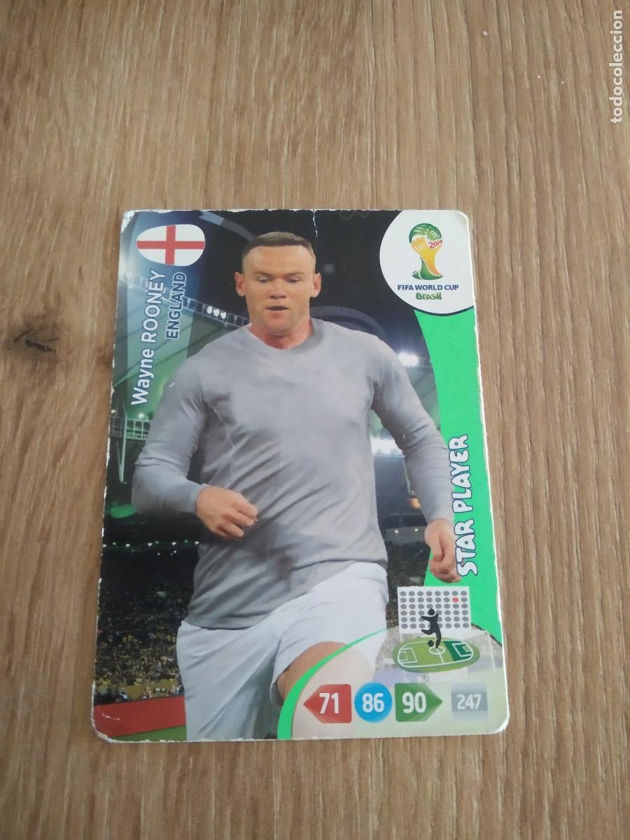 Cromos de F&uacute;tbol: ROONEY INGLATERRA CROMO FUTBOL PANINI ADRENALYN MUNDIAL 2014 WORLD CUP COPA DEL MUNDO
