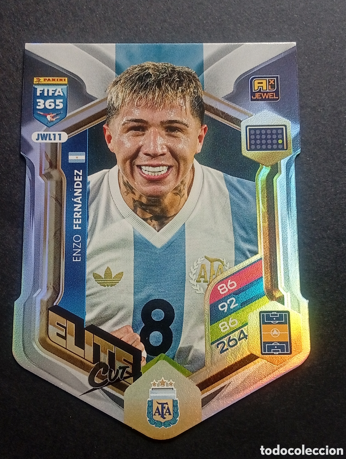 Cromos de F&uacute;tbol: JwL11 elite cut ENZO FERN&Aacute;NDEZ ARGENTINA FIFA ADRENALYN XL 365 2025 2026 25 26 CROMOS CARD TOPPS