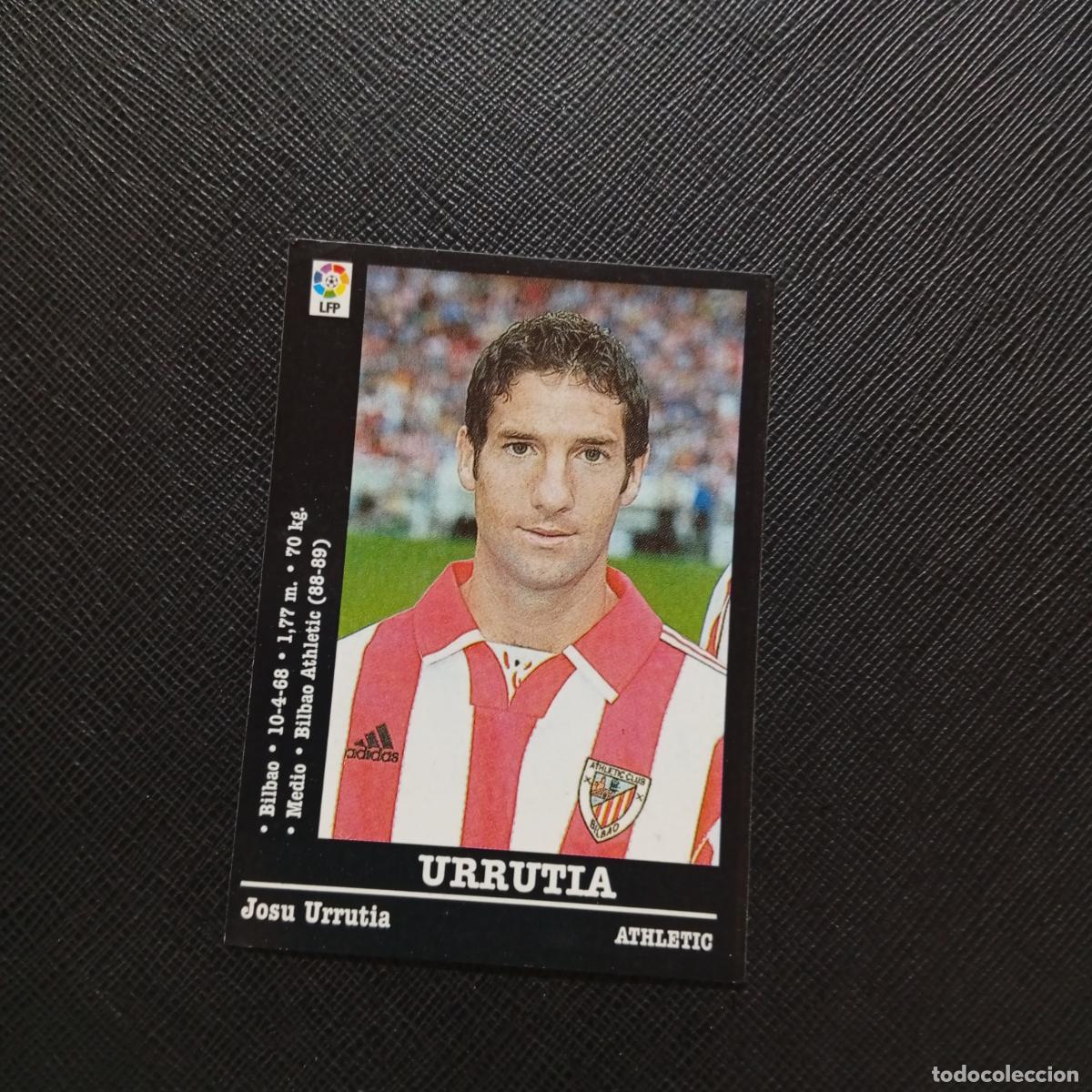 Cromos de F&uacute;tbol: 179 URRUTIA BILBAO PANINI 2000 2001 CROMO FUTBOL 00 01 LIGA - SIN PEGAR - A170 PG370