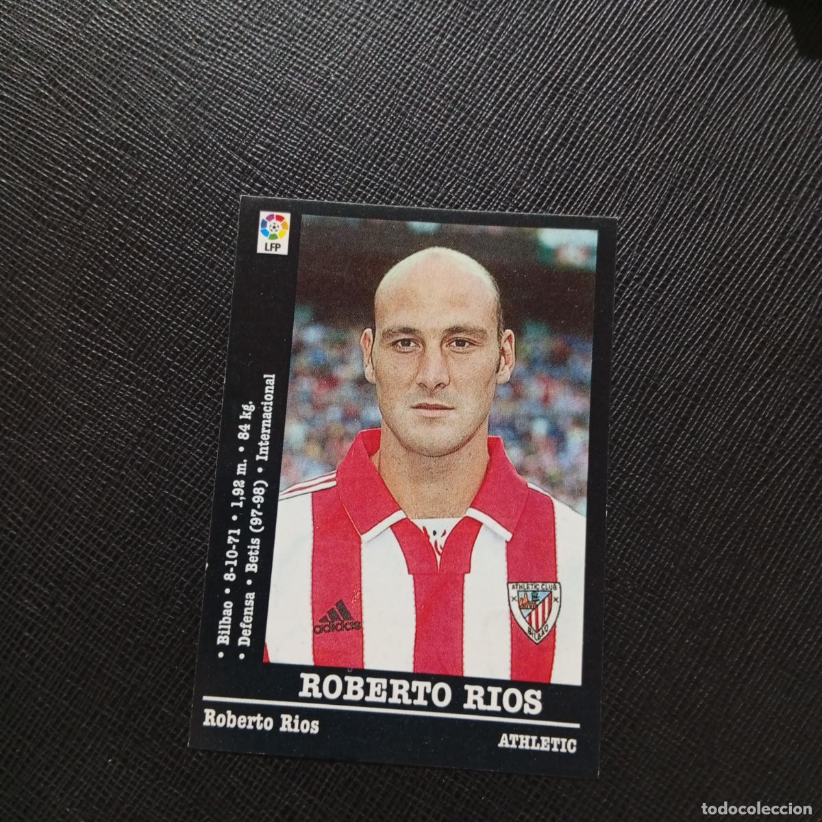 Cromos de F&uacute;tbol: 176 ROBERTO RIOS BILBAO PANINI 2000 2001 CROMO FUTBOL 00 01 LIGA - SIN PEGAR - A170 PG397