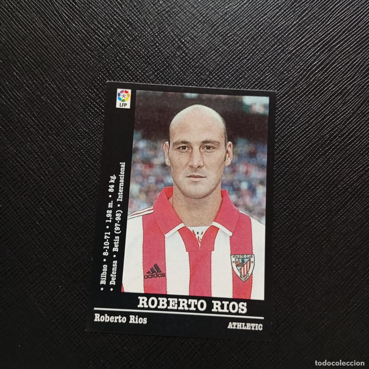 Cromos de F&uacute;tbol: 176 ROBERTO RIOS BILBAO PANINI 2000 2001 CROMO FUTBOL 00 01 LIGA - SIN PEGAR - A170 PG397 B