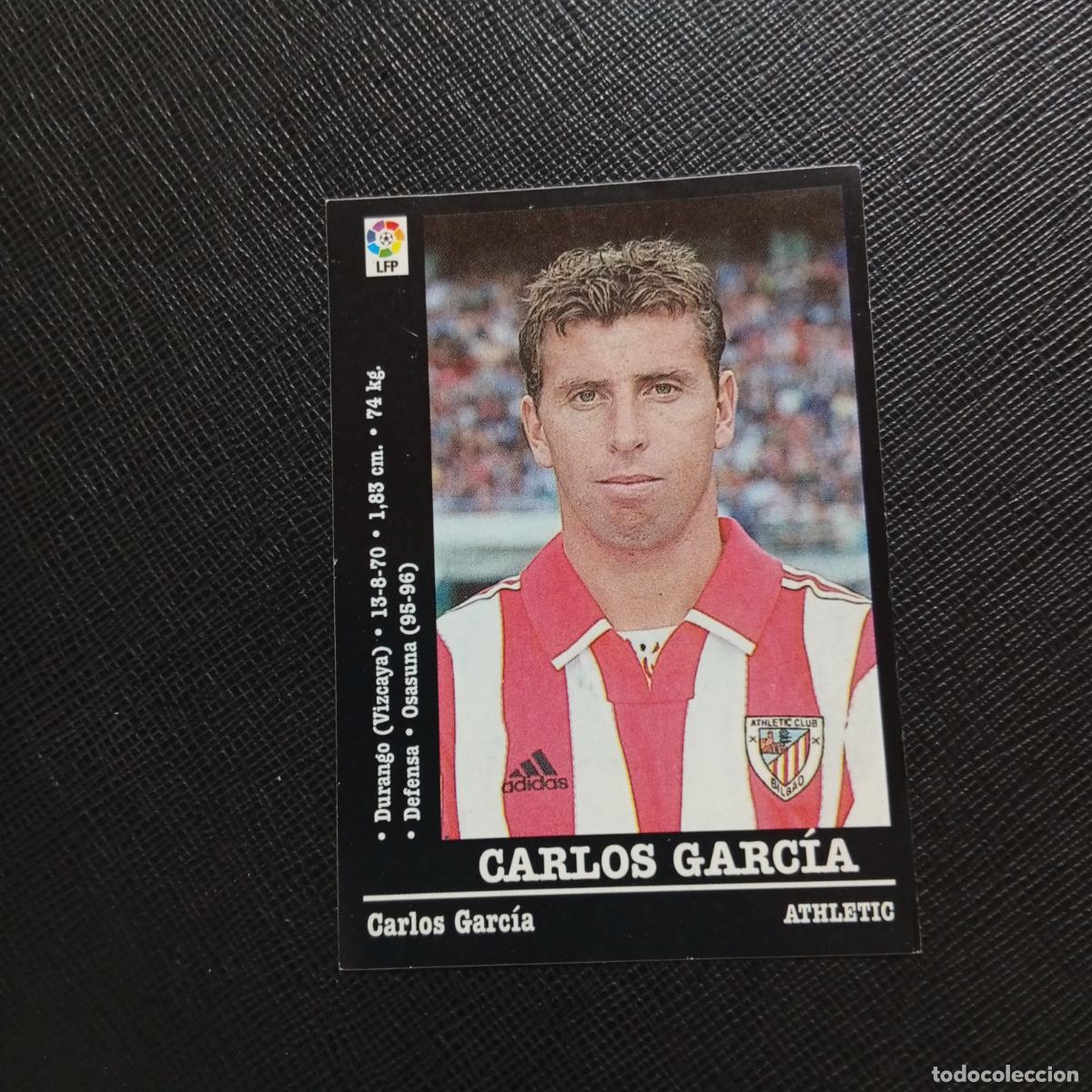Cromos de F&uacute;tbol: 174 CARLOS GARCIA BILBAO PANINI 2000 2001 CROMO FUTBOL 00 01 LIGA - SIN PEGAR - A170 PG406 B