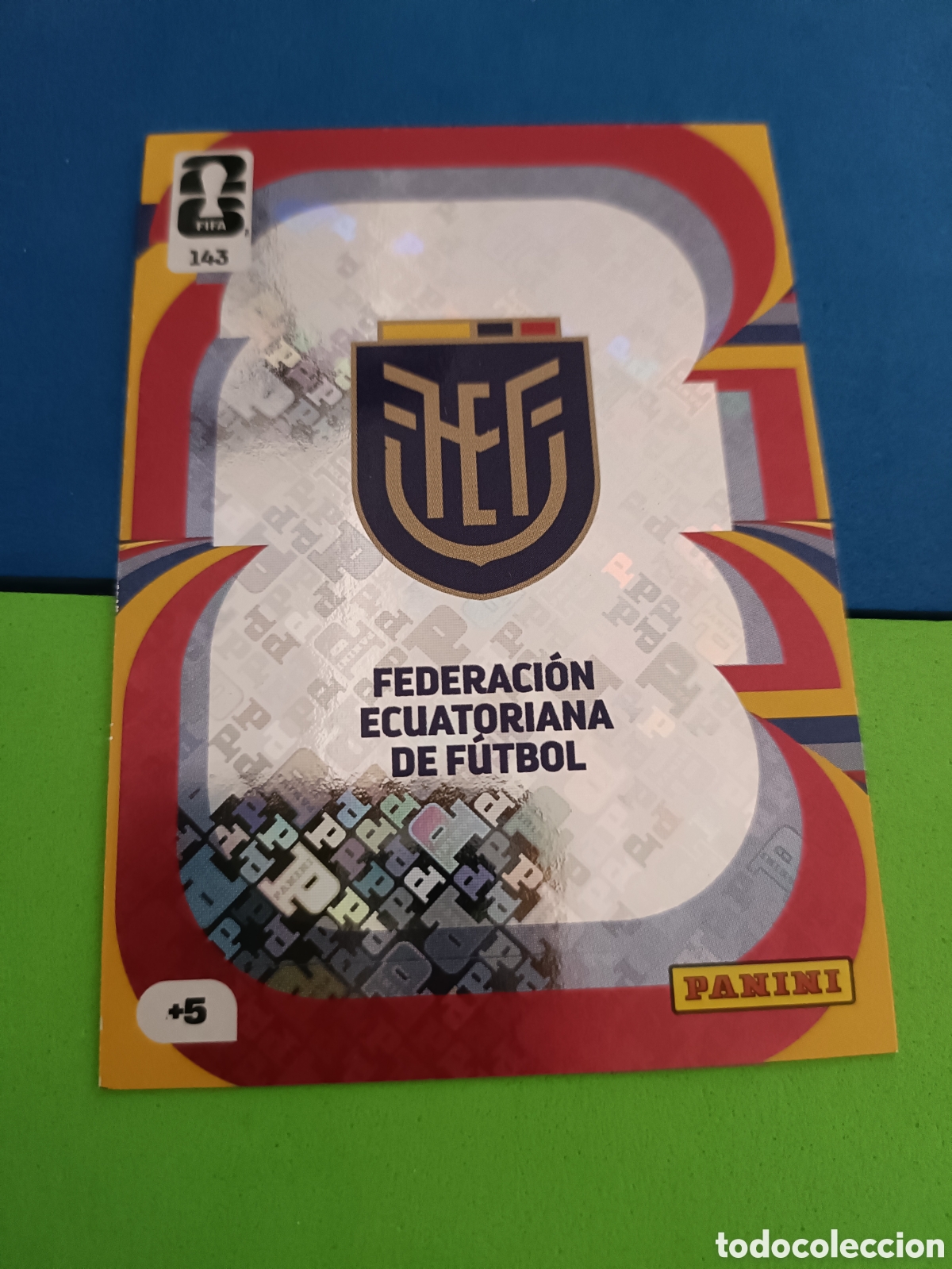 Cromos de F&uacute;tbol: Adrenalyn XL Fifa World cup 2026 mundial - 143 escudo Ecuador
