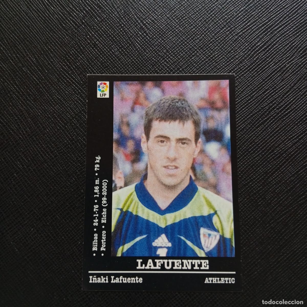 Cromos de F&uacute;tbol: 172 LAFUENTE BILBAO PANINI 2000 2001 CROMO FUTBOL 00 01 LIGA - SIN PEGAR - A170 PG415