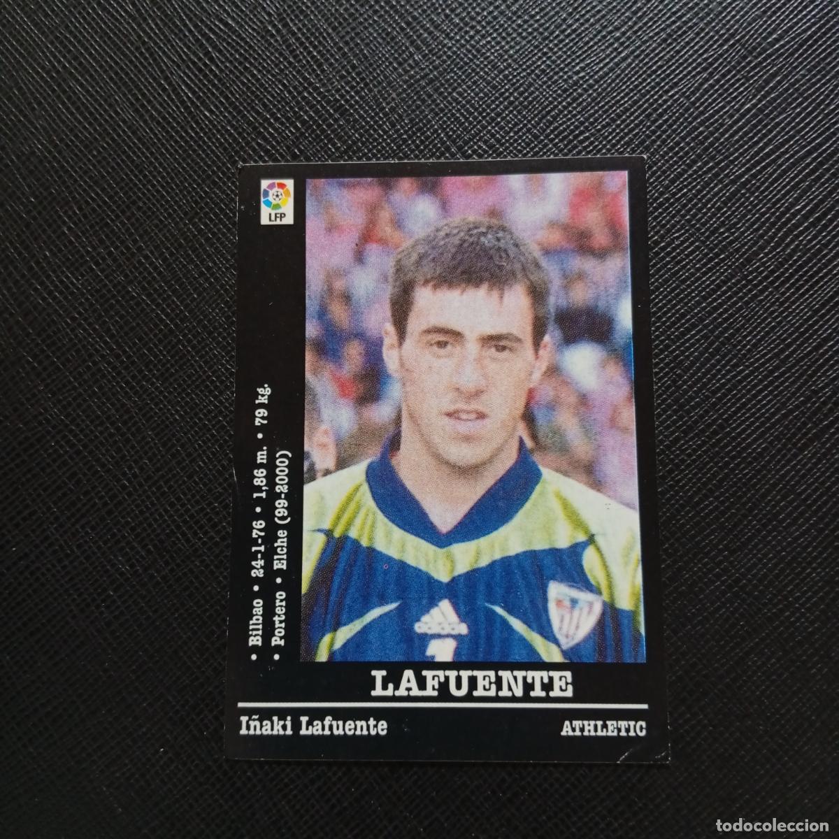Cromos de F&uacute;tbol: 172 LAFUENTE BILBAO PANINI 2000 2001 CROMO FUTBOL 00 01 LIGA - SIN PEGAR - A170 PG415 B