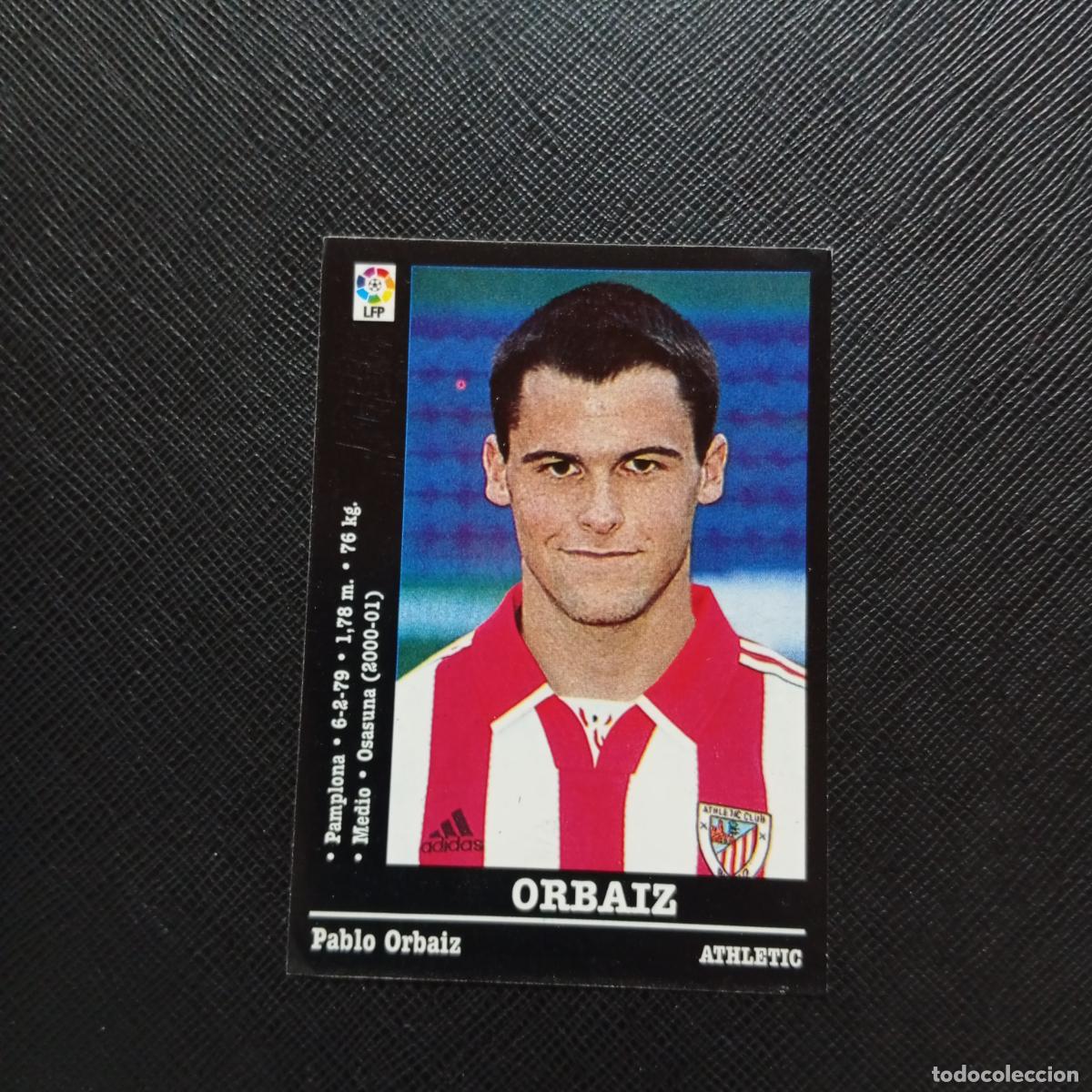 Cromos de F&uacute;tbol: ORBAIZ BILBAO PANINI 2000 2001 CROMO FUTBOL 00 01 LIGA - SIN PEGAR - A170 PG442 ULTIMO FICHAJE B
