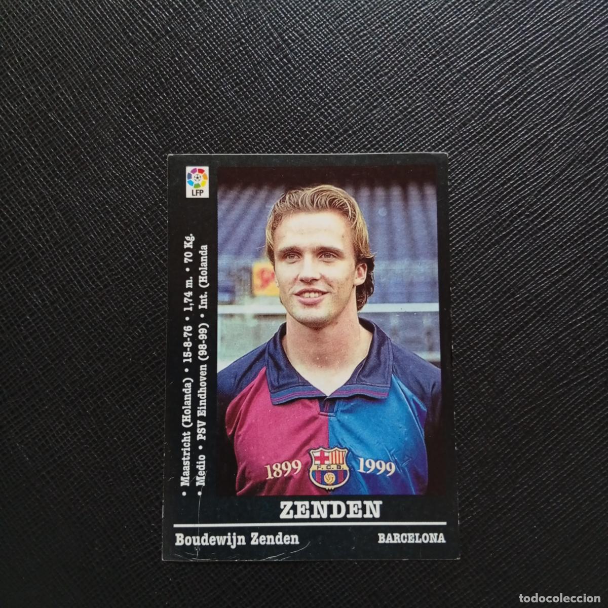Cromos de F&uacute;tbol: 29 ZENDEN BARCELONA PANINI 2000 2001 CROMO FUTBOL 00 01 LIGA - SIN PEGAR - A170 PG442
