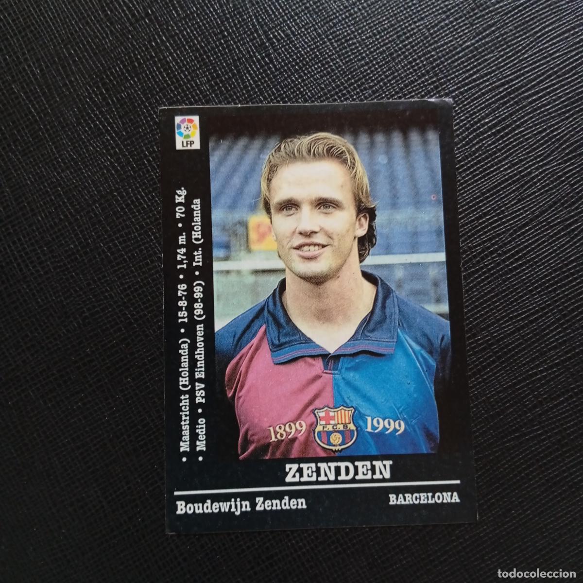 Cromos de F&uacute;tbol: 29 ZENDEN BARCELONA PANINI 2000 2001 CROMO FUTBOL 00 01 LIGA - SIN PEGAR - A170 PG442 B