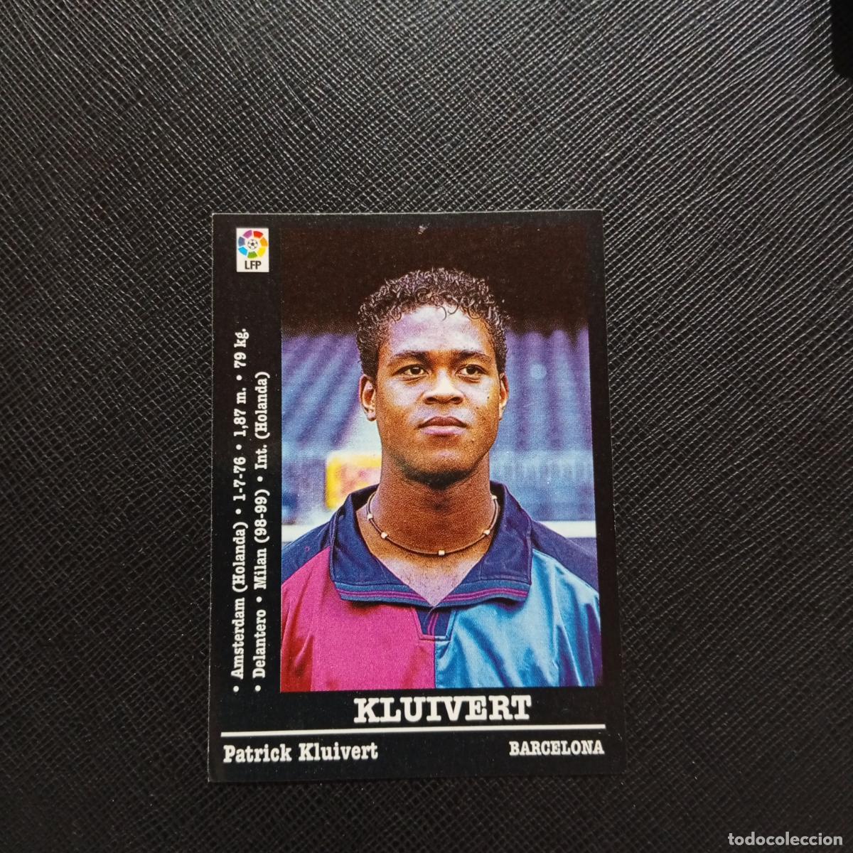 Cromos de F&uacute;tbol: 32 KLUIVERT BARCELONA PANINI 2000 2001 CROMO FUTBOL 00 01 LIGA - SIN PEGAR - A170 PG451