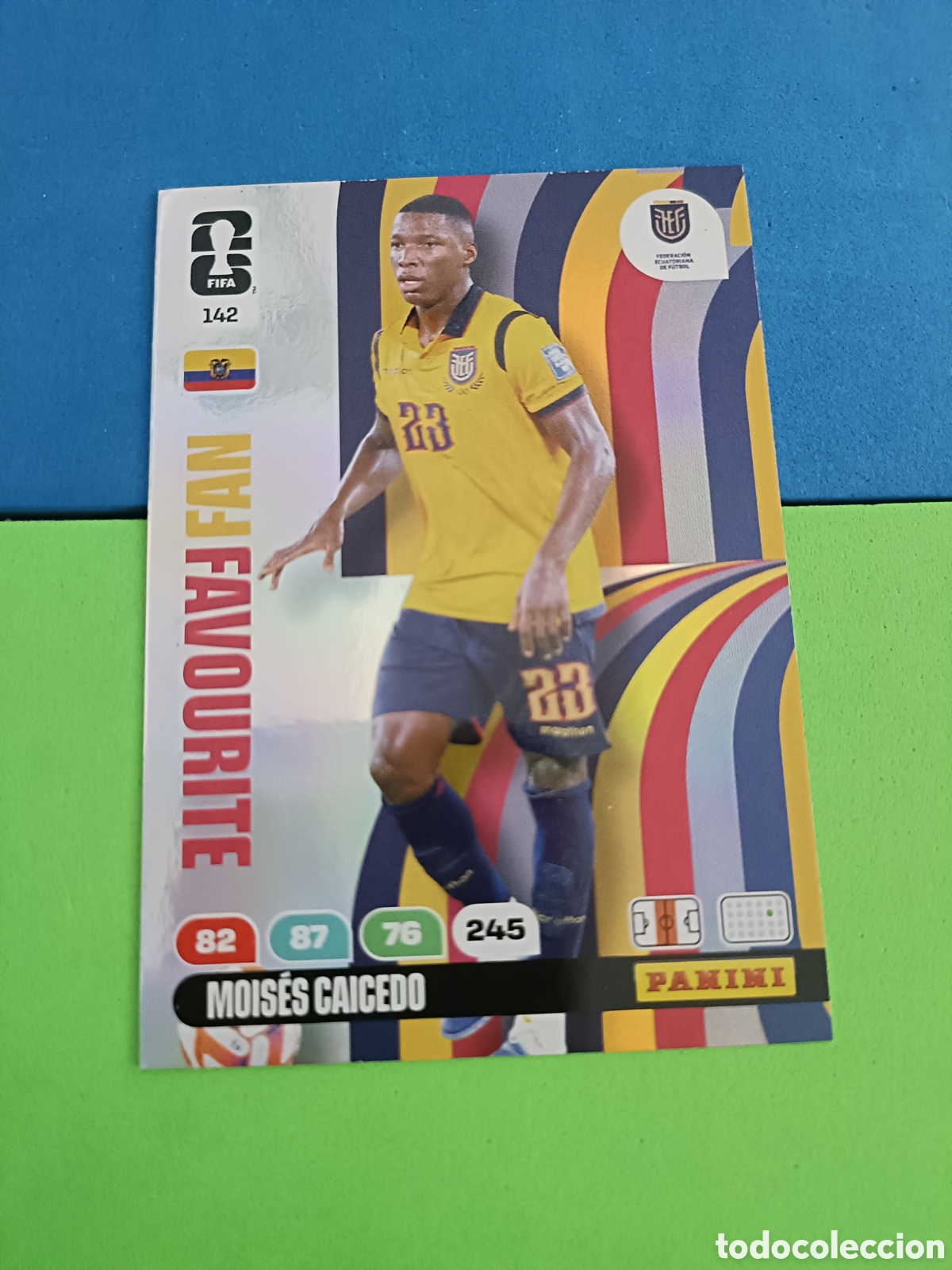 Cromos de F&uacute;tbol: Adrenalyn XL Fifa World cup 2026 mundial - Fan Favourite 142 Caicedo