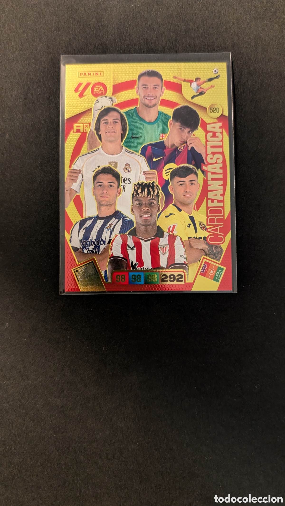 Cromos de F&uacute;tbol: CARD FANTASTICA 520 NUEVO BALON DE ORO ADRENALYN XL LIGA 2025/2026 25 26 PANINI